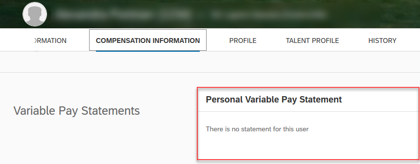unable to see variable pay statement.png