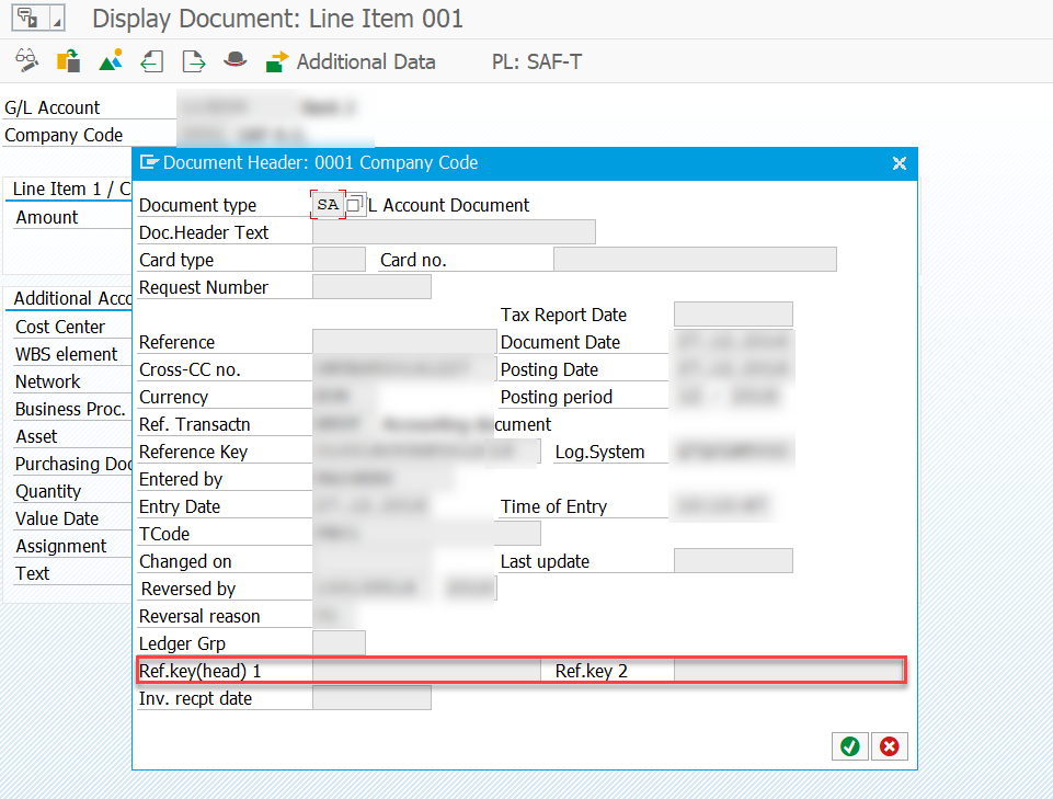 Document header