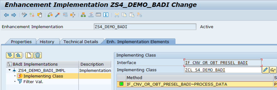 Enhance implementation with required logic