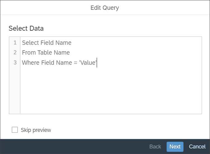 3159460 how to view the sql query entered in a freehand sql of a