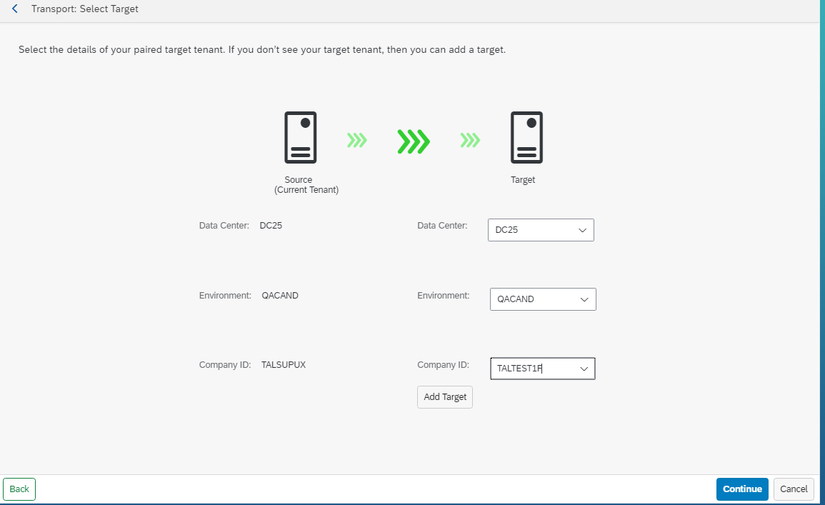 Transport - Select Target instance to pair.png