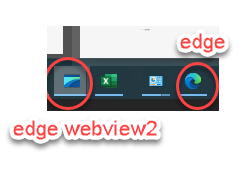 icons for edge webview and edge