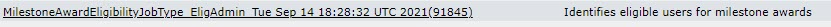 Identifies eligible users for milestone awards.jpg