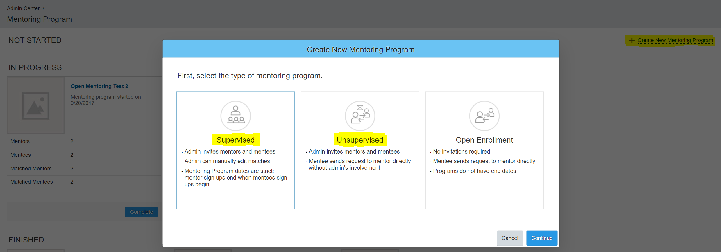 Creating Supervised Unsupervised Mentoring.PNG