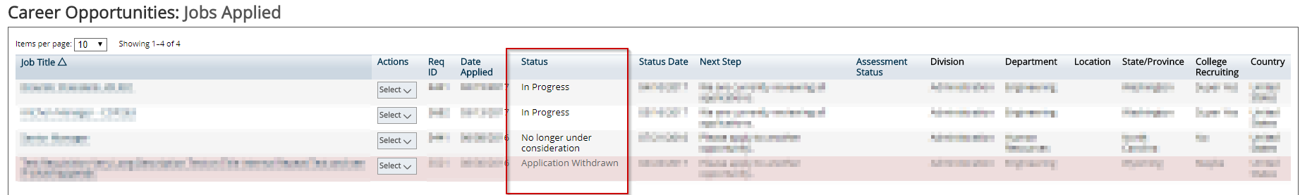 2536174 - Applicant Status Labels - Internal Label and Candidate Label ...