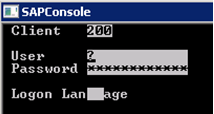 Logon language
