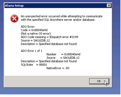 Specified database not found.png