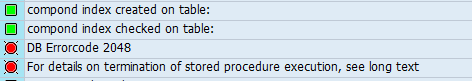 Incident 428005  2017  Compression of InfoCube fails - Database error 2048 at EXE  SAP Delivered S