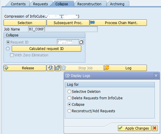 Incident 428005  2017  Compression of InfoCube fails - Database error 2048 at EXE  SAP Delivered S
