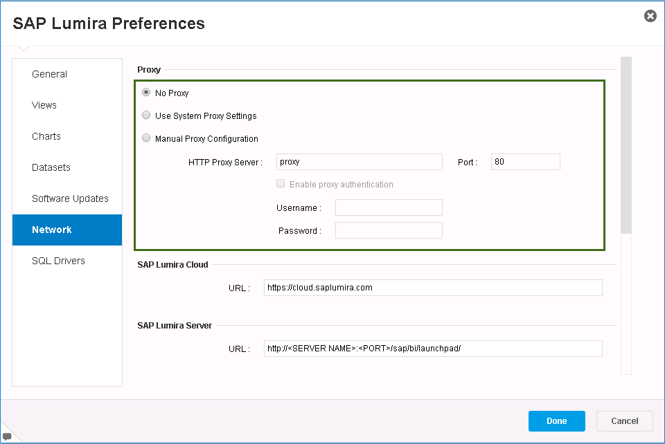 SAP Lumira - Proxy Settings - 02.png