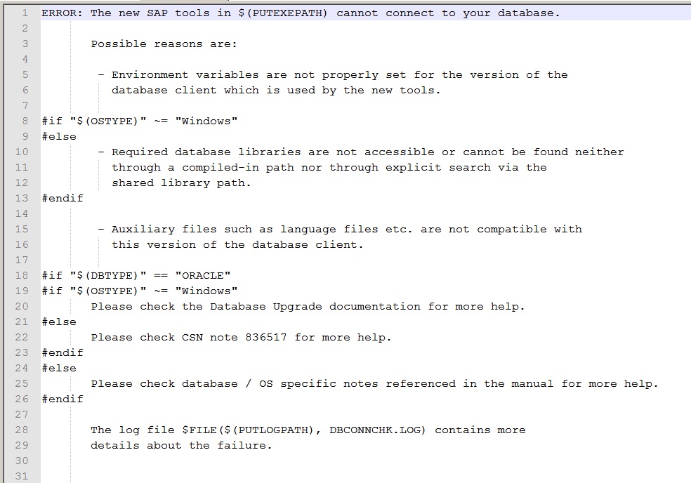 Description of errors due to lack of VCREDIST