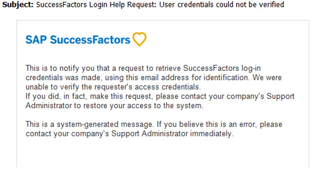 SuccessFactors Login Help Request.JPG