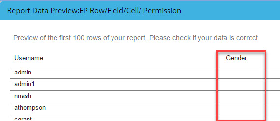 Report result for report created before EP field switch i