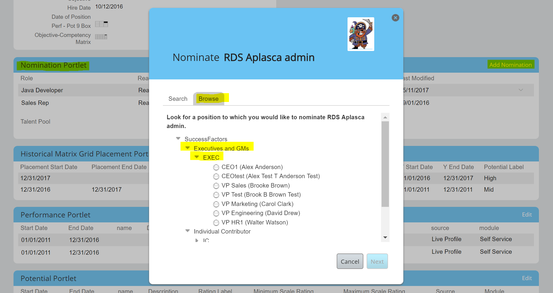 nomination portlet browse tab.PNG