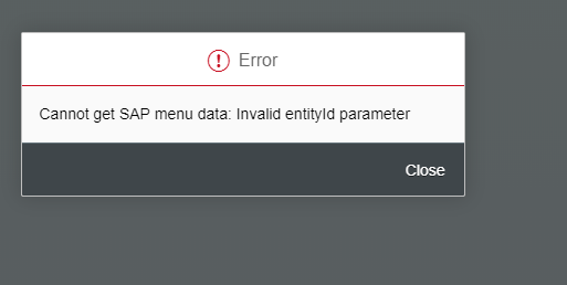 cannot get sap menu data.png