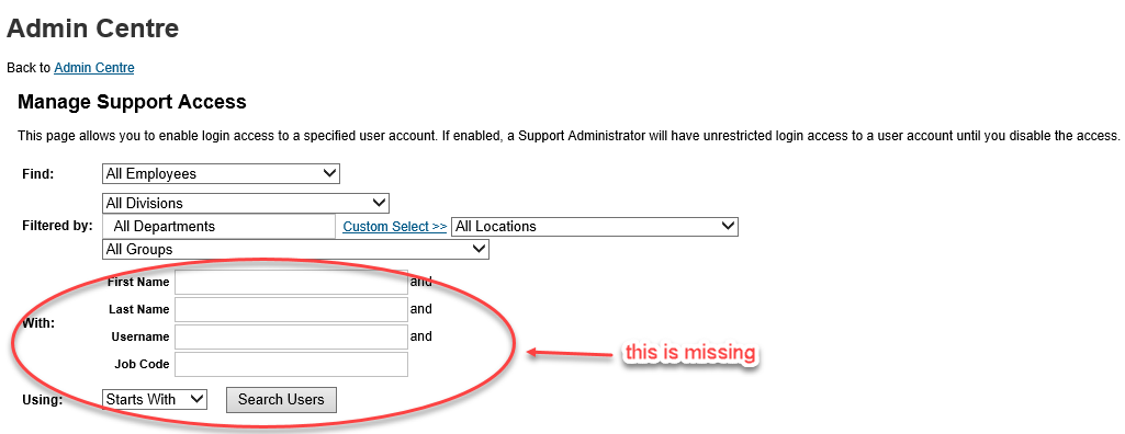 Manage Support Access search.png