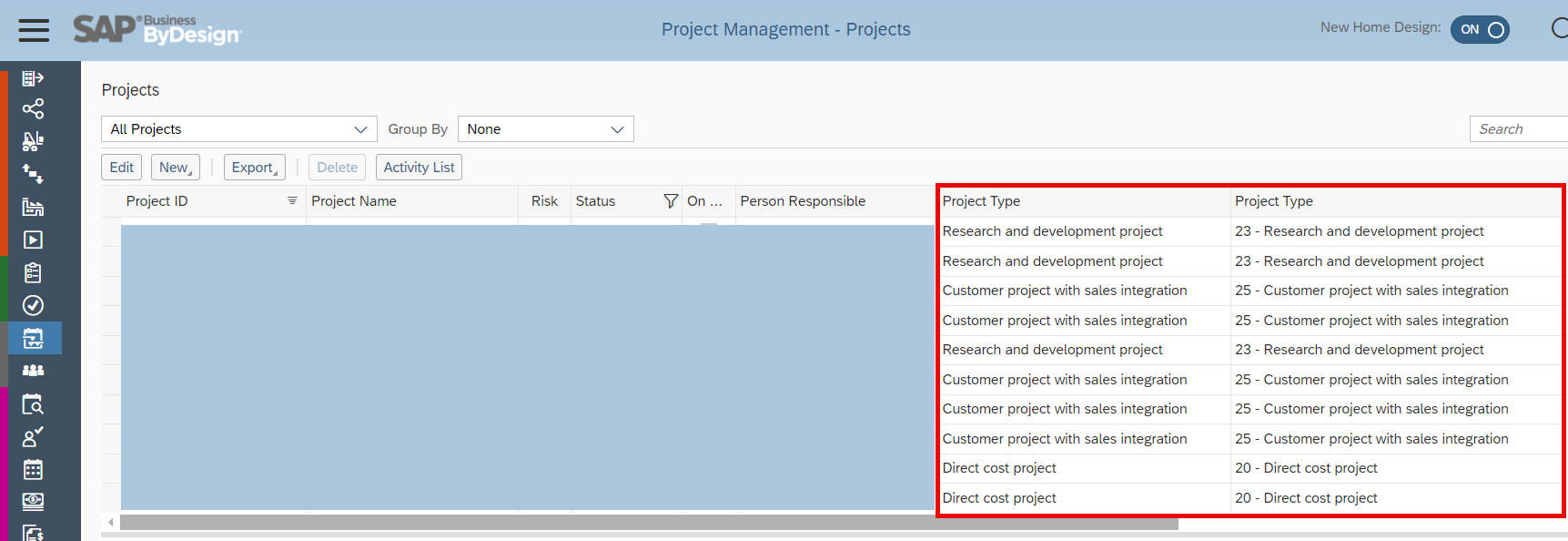 Project Type - Projects view.png
