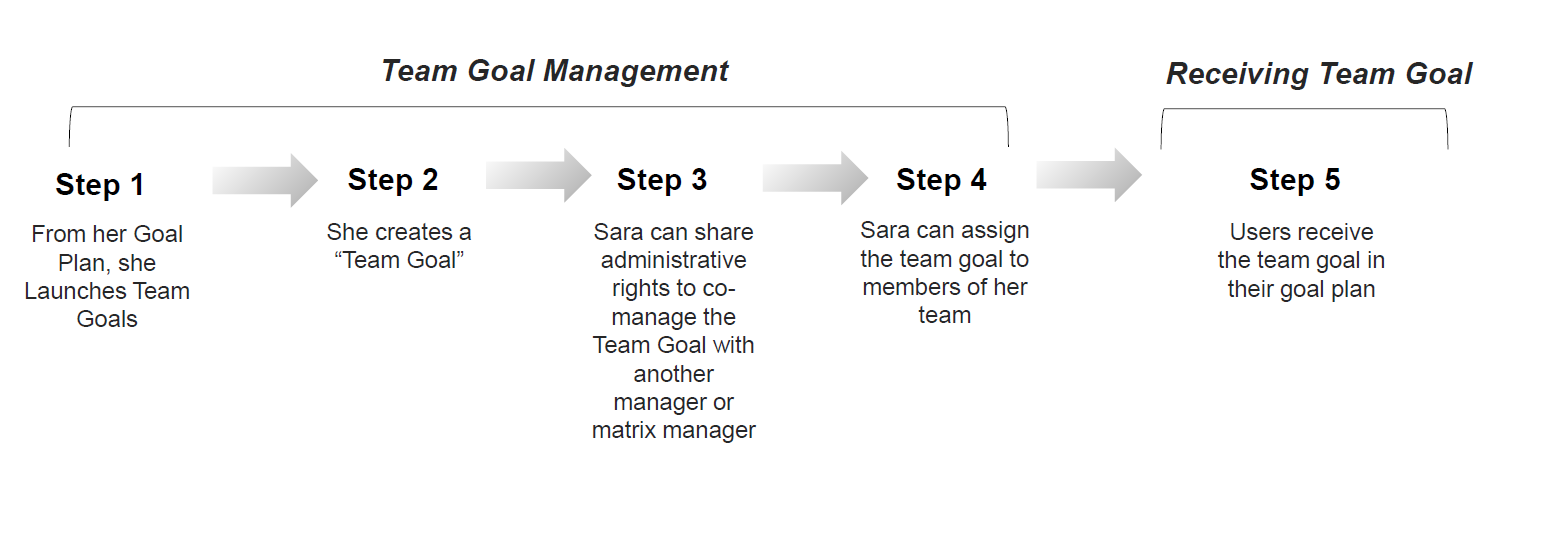 Team Goal steps